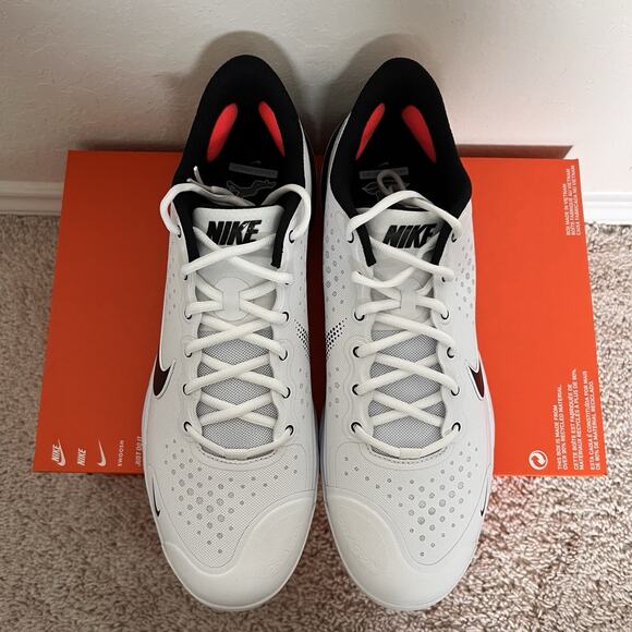 Nike Alpha Huarache Elite 3 Low MCS Baseball Cleats CZ5649-103 Size 13 No Lid main image 4